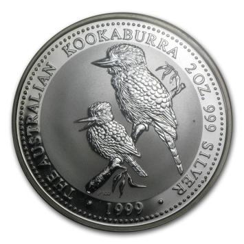 Australië Kookaburra 1999 2 ounce silver